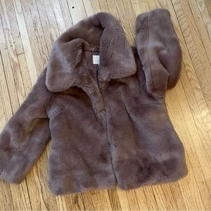 A new day faux fur coat